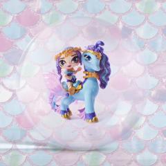 Figurina - Hatchimals Pixies Riders, papusica cu unicorn albastru