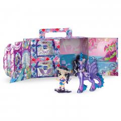 Figurina - Hatchimals Pixies Riders, papusica cu calut de mare