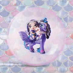 Figurina - Hatchimals Pixies Riders, papusica cu calut de mare