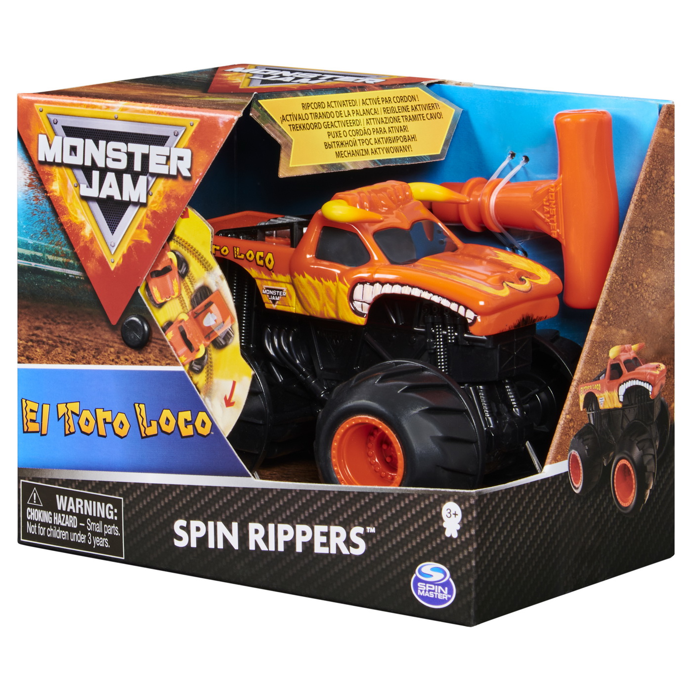 Monster Jam Ripper Masina - Monster Jam: Spin Rippers - El Toro Loco - Spin Master