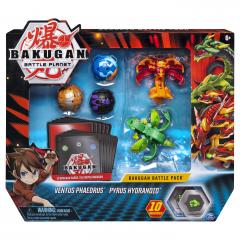 Set figurine - Bakugan Battle Pack: Ventus Phaedrus si Pyrus Hydranoid