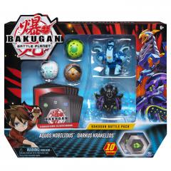 Set figurine - Bakugan Battle Pack: Aquos Nobilious si Darkus Krakelios