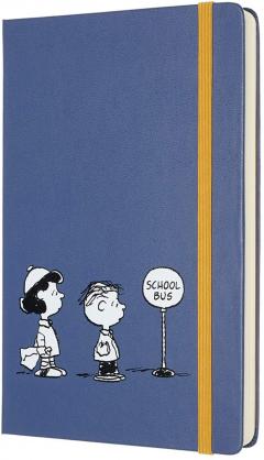 Agenda 2021 - Peanuts - 12-Month Daily Planner - Large, Hard Cover - School Bus