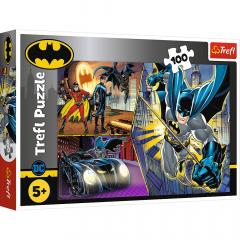 Puzzle 100 piese - Batman neinfricatul