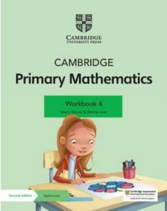 Coperta cărții Cambridge Primary Mathematics Workbook 4 - Digital Access