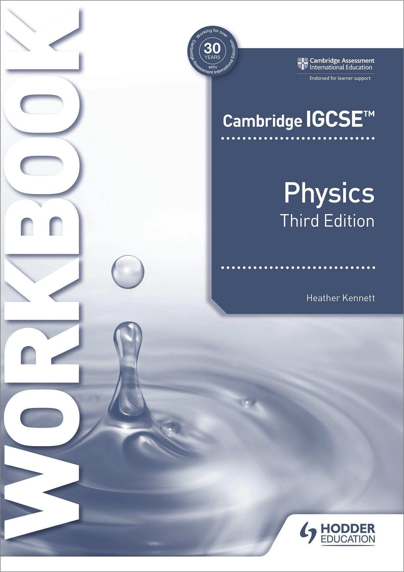Cambridge igcse tm physics workbook 3rd edition heather kennett