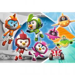 Puzzle 100 de piese - Echipa Top Wing