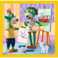 Puzzle 3 in 1 - Distractie in familia Trefiliki