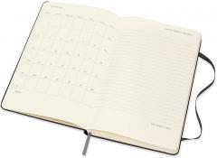 Agenda 2022 - 12-Month Pro Weekly Vertical Planner - Large, Hard Cover - Black 