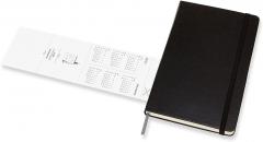 Agenda 2022 - 12-Month Pro Weekly Vertical Planner - Large, Hard Cover - Black 