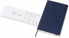 Agenda 2021-2022 - 18-Month Weekly Planner - Large, Soft Cover - Sapphire Blue