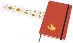 Agenda 2022 - 12-Month Weekly Planner - Pocket, Hard Cover - Le Petit Prince - Fox - Coral Orange