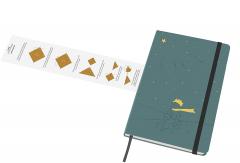 Agenda 2021-2022 - 18-Month Weekly Planner - Large, Hard Cover - Le Little Prince - Seaweed Green