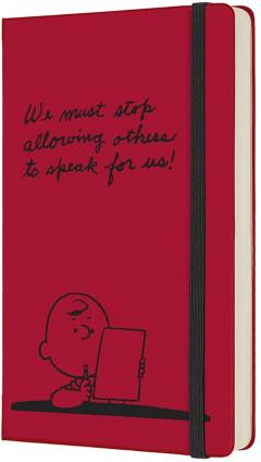 Agenda 2022 - 12-Month Daily Planner - Large, Hard Cover - Peanuts - Scarlet Red