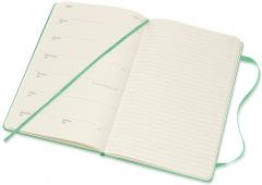 Agenda 2021-2022 - 18-Month Weekly Planner - Large, Hard Cover - Ice Green