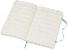 Agenda 2021-2022 - 18-Month Weekly Planner - Large, Soft Cover - Ice Green