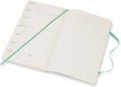 Agenda 2021-2022 - 18-Month Weekly Planner - Large, Soft Cover - Ice Green