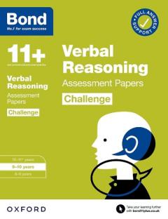 Coperta cărții Bond 11+: Bond 11+ Verbal Reasoning Challenge Assessment Papers 9-10 years
