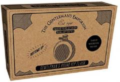 Plosca - The Gentleman's Emporium Round Hip Flask Kraft, One Size