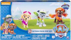 Set 3 figurine - Paw Patrol - Skye, Zuma And Rocky