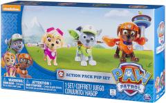 Set 3 figurine - Paw Patrol - Skye, Zuma And Rocky