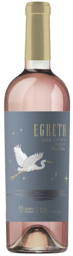 Vin rose - Lebada Neagra, Egreta, Merlot, Sec, 2019, Editie limitata