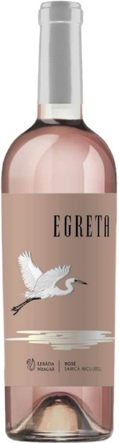 Vin rose - Egreta, Merlot, Demidulce, 2019