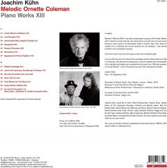 Melodic Ornette Coleman: Piano Works XIII - Vinyl
