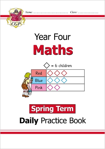 New KS2 Maths Daily Practice Book: Year 4 - Spring Term - CGP Books