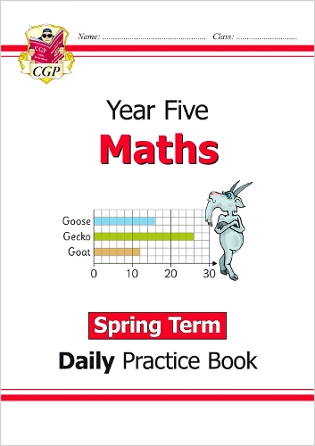 New KS2 Maths Daily Practice Book: Year 5 - Spring Term - CGP Books