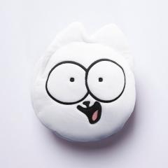 Relaxeazzz Plush Simon's Cat Round Travel Pillow & Eye Mask