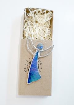 Decoratiune - Ingeras cu cristal (mai multe modele)