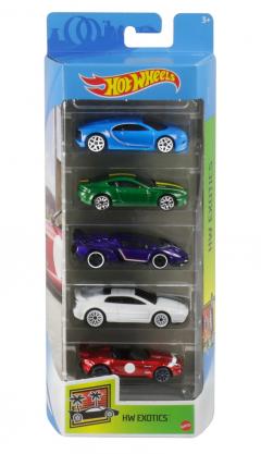 Set 5 Masini Hot Wheels Design Exotics