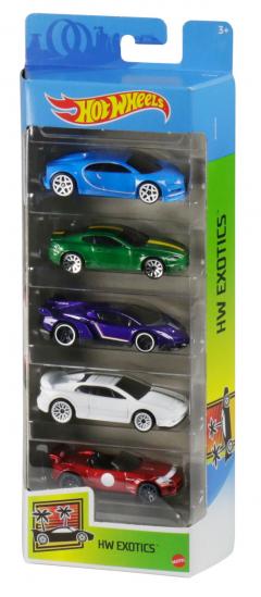 Set 5 Masini Hot Wheels Design Exotics