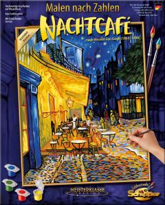 Kit pictura cu numere - Nocturnal Cafe, 40x50 cm