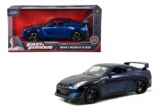 Masinuta Metalica Fast And Furious 2009 Nissan Gt-r Scara 1 La 24