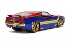 Masinuta Metalica Captain Marvel 1973 Ford Mustang Mach 1 Scara 1 La 24