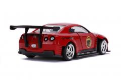 Masinuta Metalica Power Rangers 2009 Nissan Gt-r R35 Scara 1 La 32