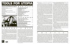 Tools for Utopia (Bilingual edition)