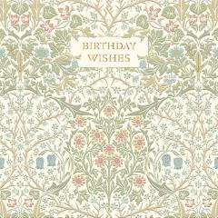 Felicitare - William Morris - Birthday Wishes - model 3