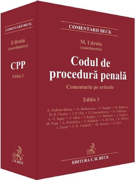 Codul de procedura penala. Comentariu pe articole
