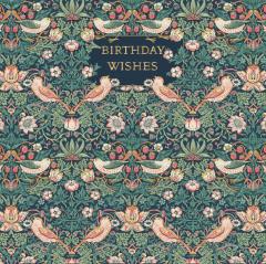 Felicitare - William Morris - Birthday Wishes - Model 4