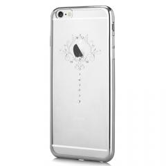 Devia Husa Silicon Iris iPhone 6 Plus Silver (Cristale Swarovski®)