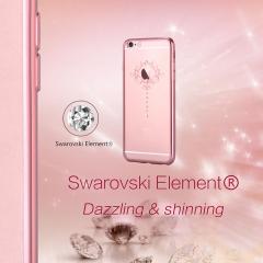 Devia Husa Silicon Iris iPhone 6 Plus Silver (Cristale Swarovski®)