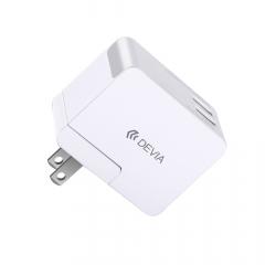Devia Incarcator Retea 2.5A Travel Kit Dual USB (adaptor pentru priza UK, US, AU si EU )