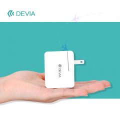 Devia Incarcator Retea 2.5A Travel Kit Dual USB (adaptor pentru priza UK, US, AU si EU )