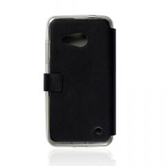 Just Must Husa Book Slim Microsoft Lumia 550 Negru (silicon in interior)