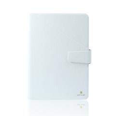 Just Must Husa Flip Joy Universala Tableta 7 inch - 8 inch White (material antiderapant)