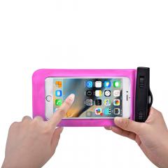 Devia Husa Subacvatica Universala Rose Red (pana la 5.5 inch, cu adaptor audio 3.5 mm, armband si agatatoare)