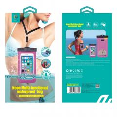 Devia Husa Subacvatica Universala Rose Red (pana la 5.5 inch, cu adaptor audio 3.5 mm, armband si agatatoare)